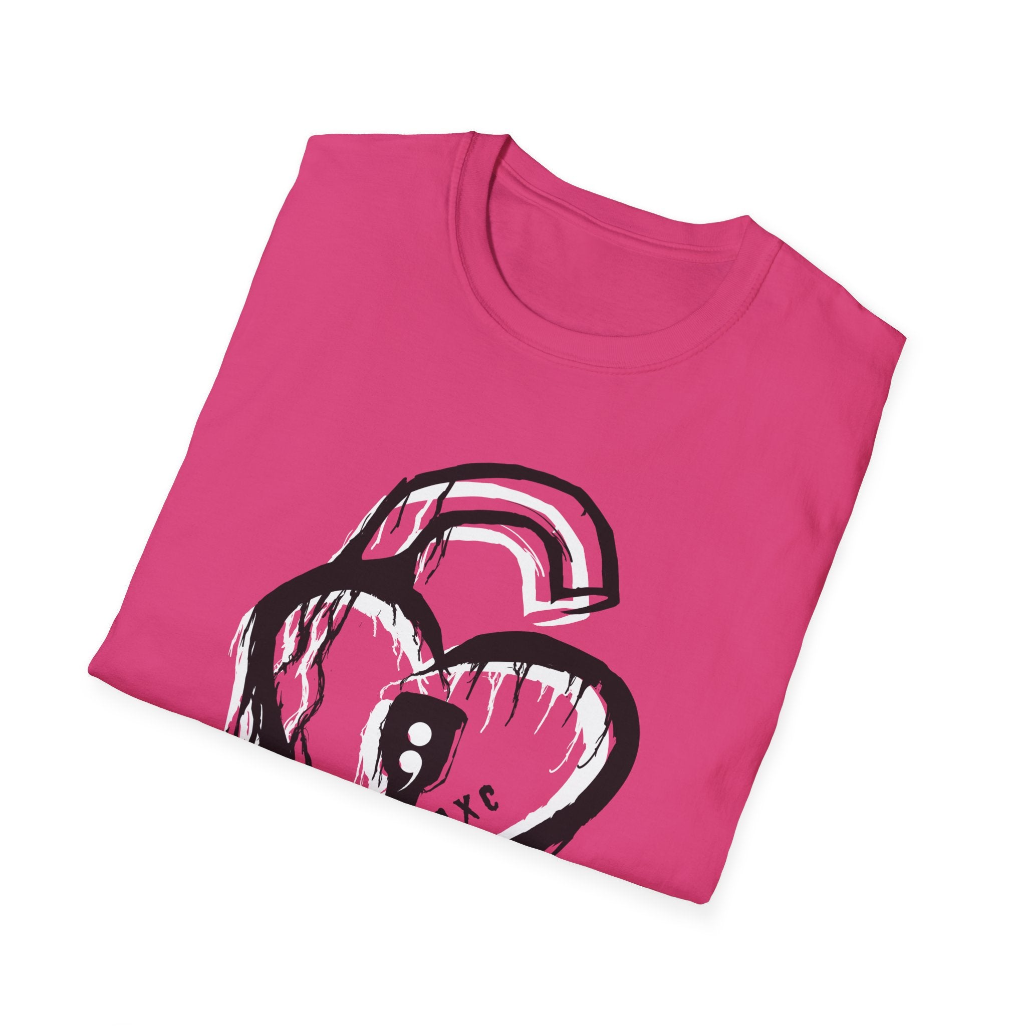Heart Lock T-Shirt — Mental Health Support Tee