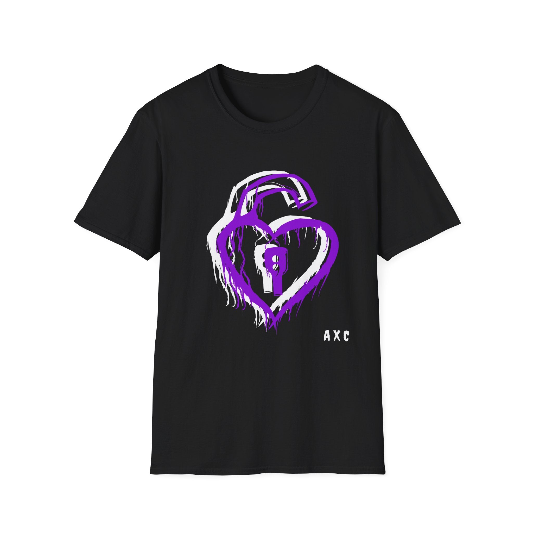 Heart Lock T-Shirt — Mental Health Support Tee